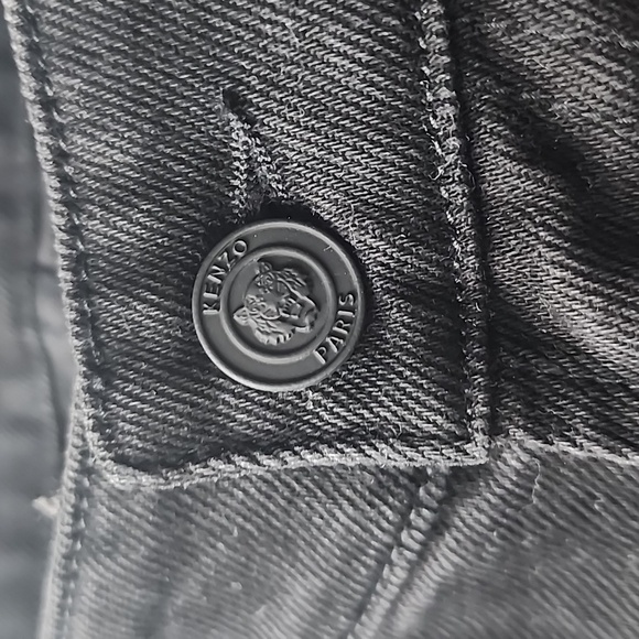 Kenzo Denim Biker Style Cotton Skinny Jeans - Picture 4 of 10